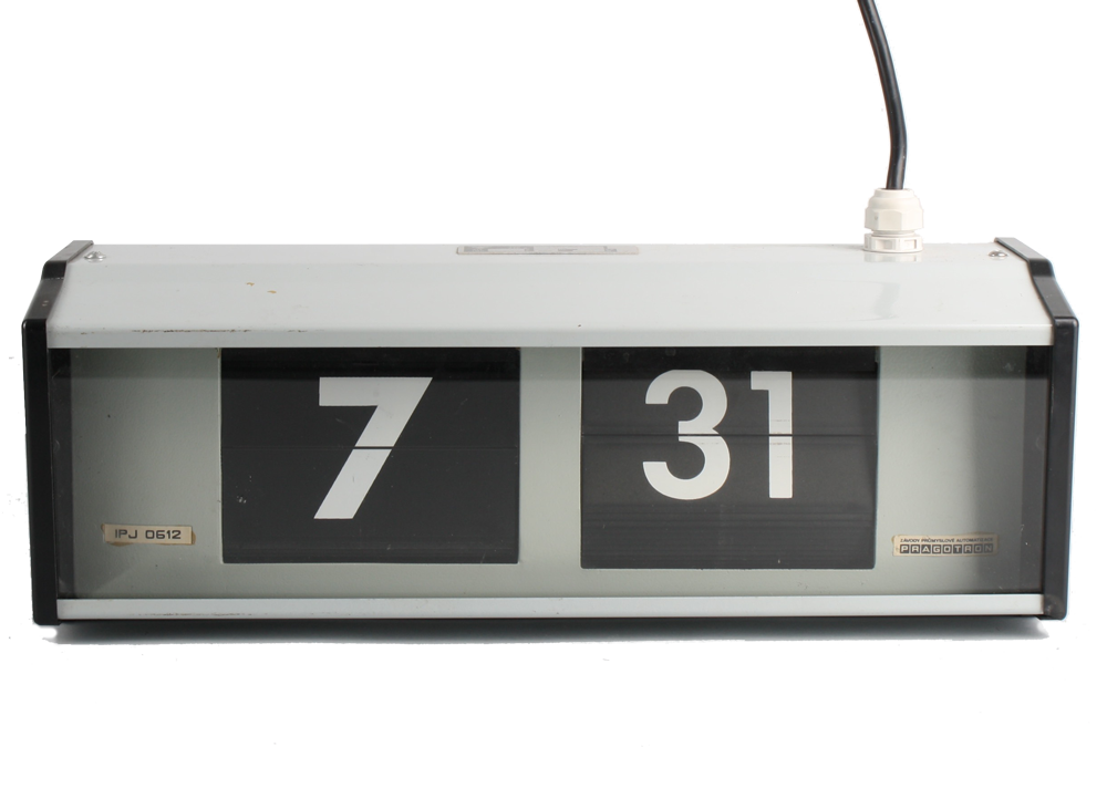  Pragotron flip clock