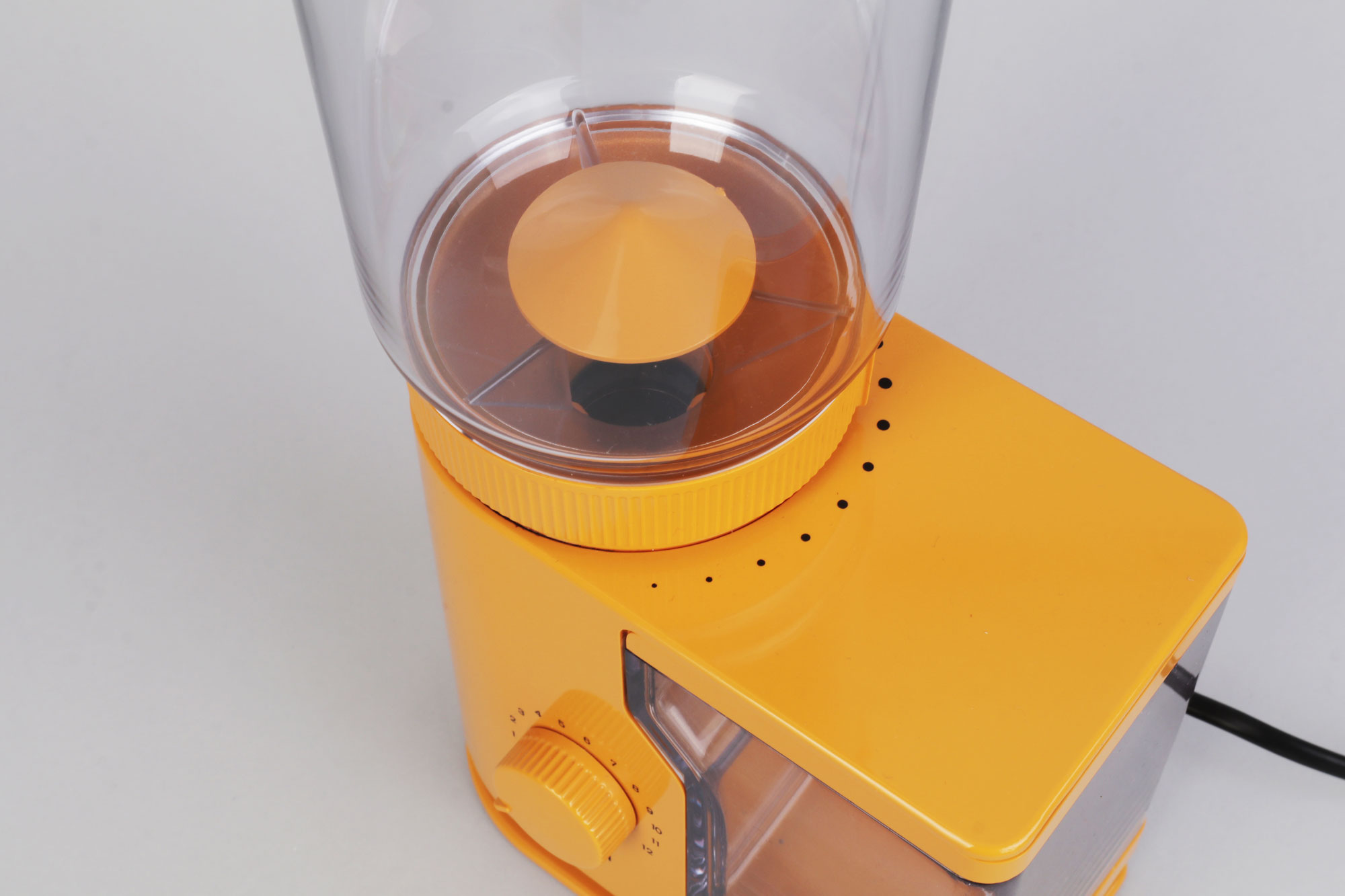 Yellow Braun KMM 20 coffee grinder